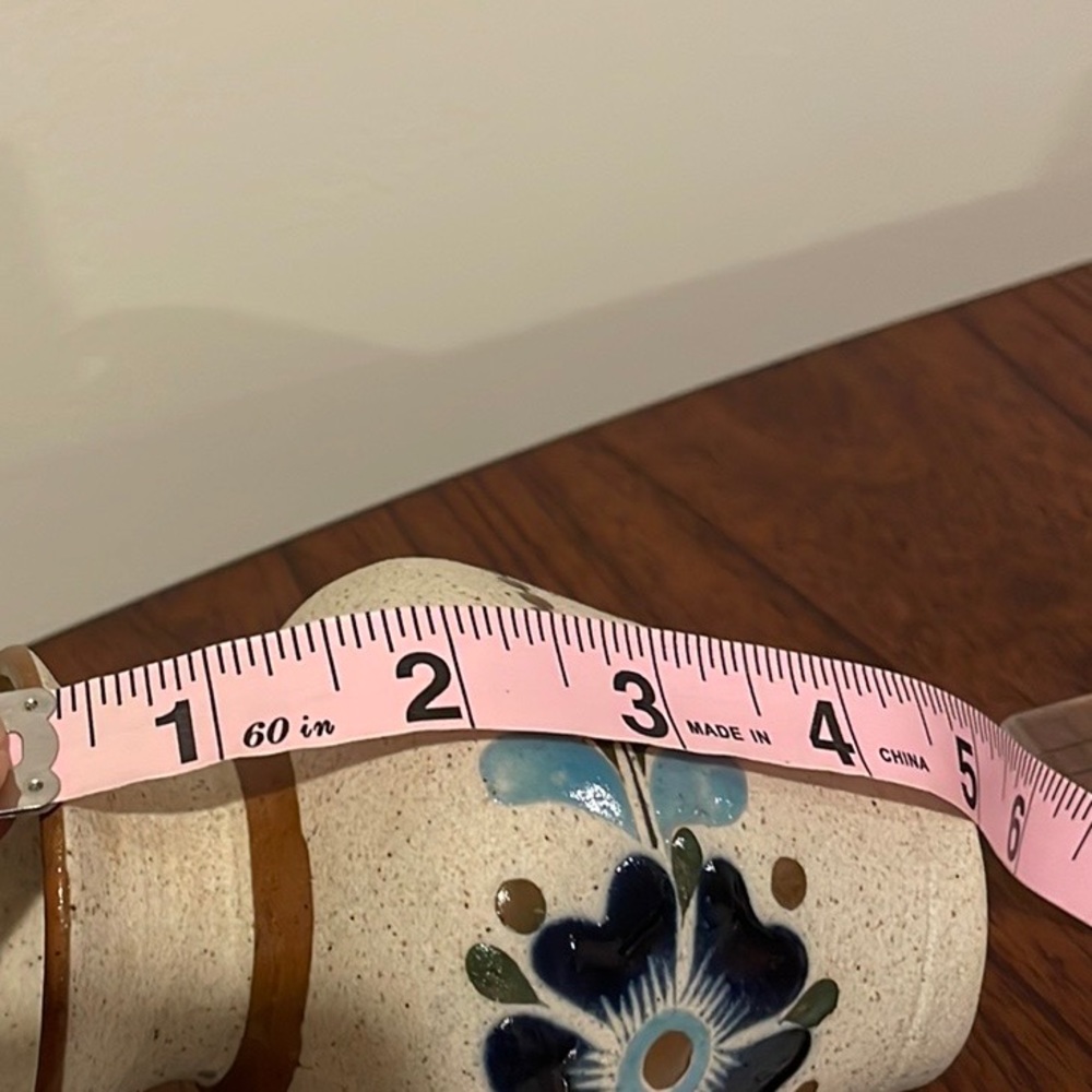 Signed Tonala Mexican Pottery Handpainted Small Vase - Picture 2 of 9